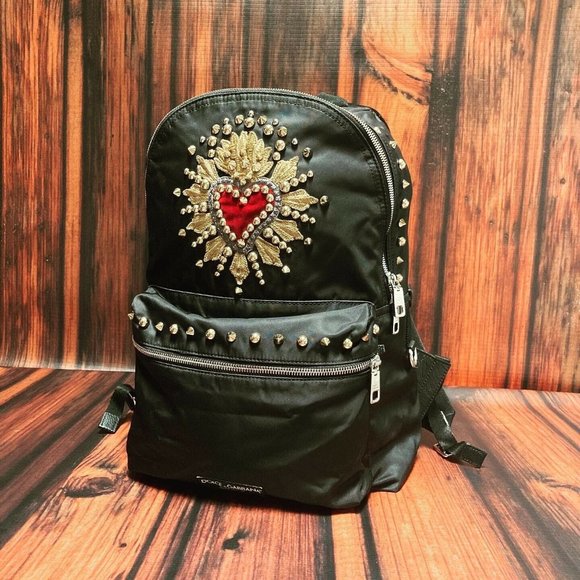 Dolce & Gabbana Studded Volcano Backpack - Picture 1 of 8